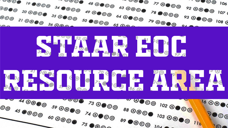 STAAR EOC RESOURCE AREA 